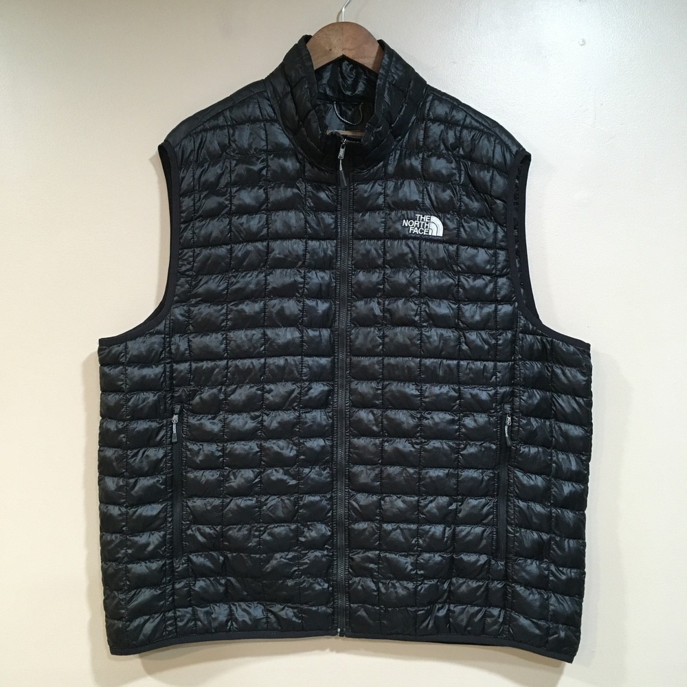 The North Face Thermoball Puffer Vest Mens XXL Black Eco Insulated Performance